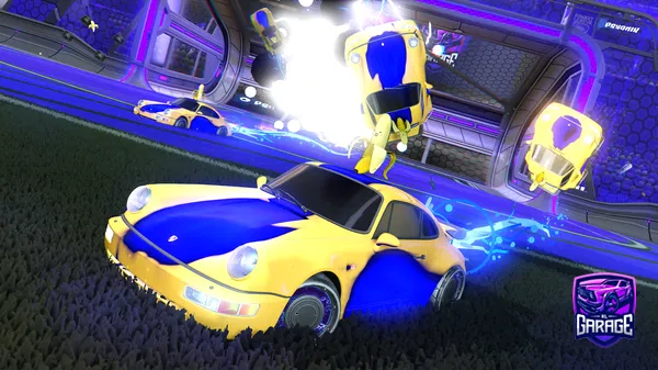 A Rocket League car design from Hug904hd