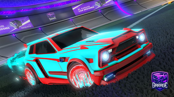 A Rocket League car design from PotatoFace15