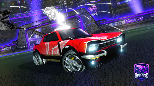 A Rocket League car design from TEABAGINATOR