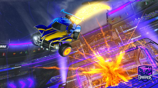 A Rocket League car design from Joment