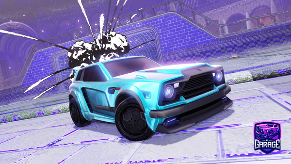 A Rocket League car design from Bas1K
