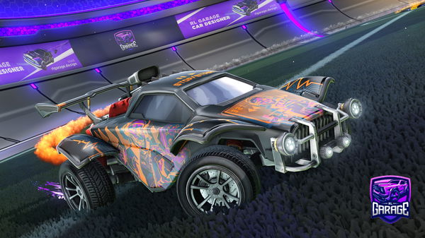 A Rocket League car design from thisismiek