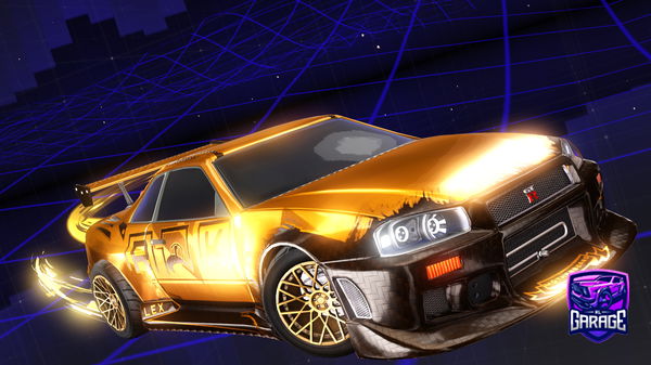 A Rocket League car design from YtTimberedElf132