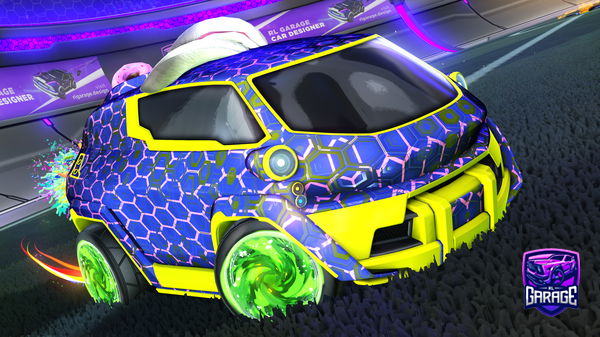 A Rocket League car design from Mz092