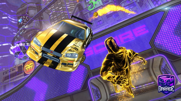 A Rocket League car design from Lil_Nugget013