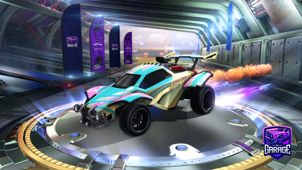 A Rocket League car design from AFlockOfDonuts