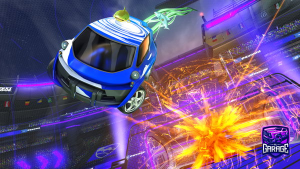 A Rocket League car design from _charlie