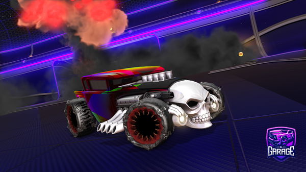 A Rocket League car design from TotKomyPoxyi