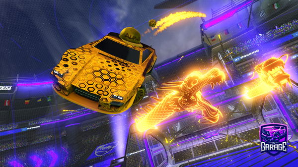 A Rocket League car design from infamous_slammer