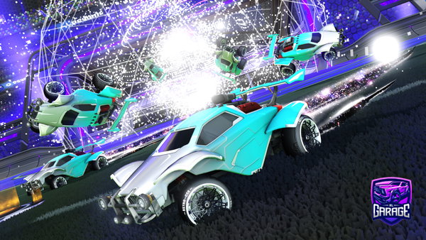A Rocket League car design from Frostnite_Joel