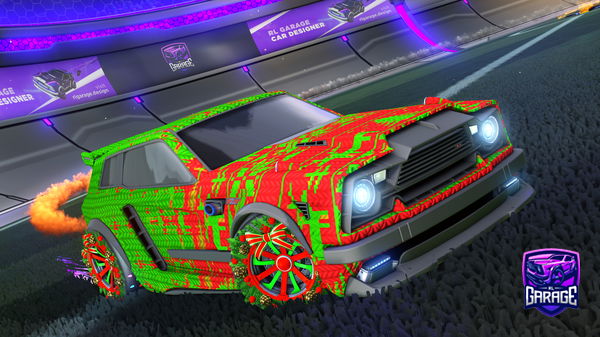 A Rocket League car design from Markalee111