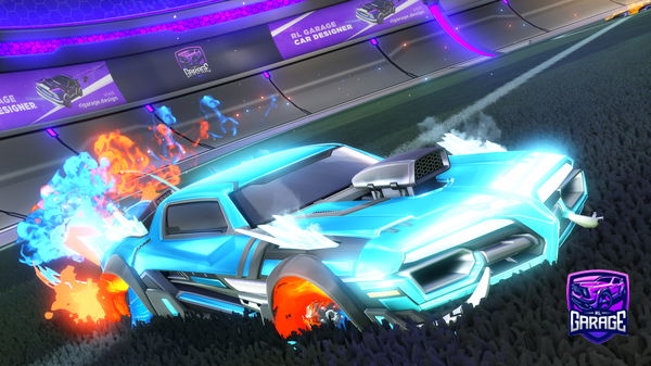 A Rocket League car design from Liffypup