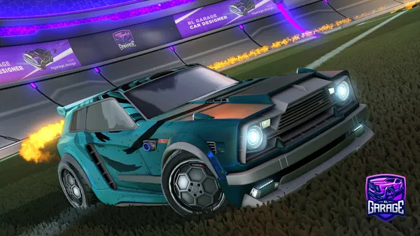 A Rocket League car design from NetfishHun