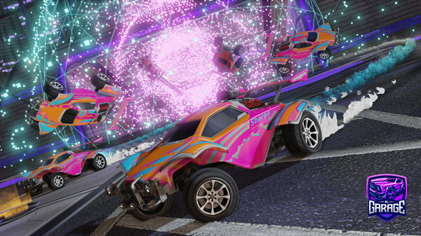 A Rocket League car design from XxAndromedAxX