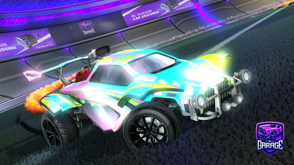 A Rocket League car design from Coby_