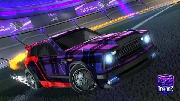 A Rocket League car design from Verrkami