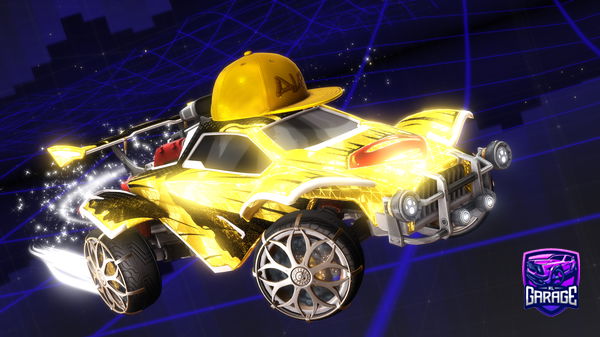 A Rocket League car design from xxxsgorxxx