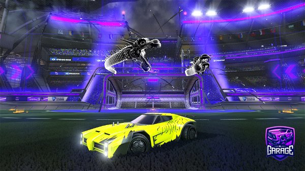 A Rocket League car design from Zponii