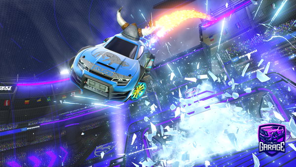 A Rocket League car design from Rosepan