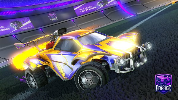 A Rocket League car design from Ice_01