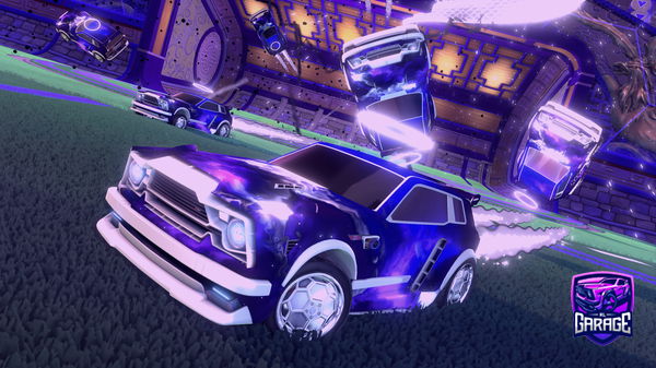 A Rocket League car design from Blu3stormz