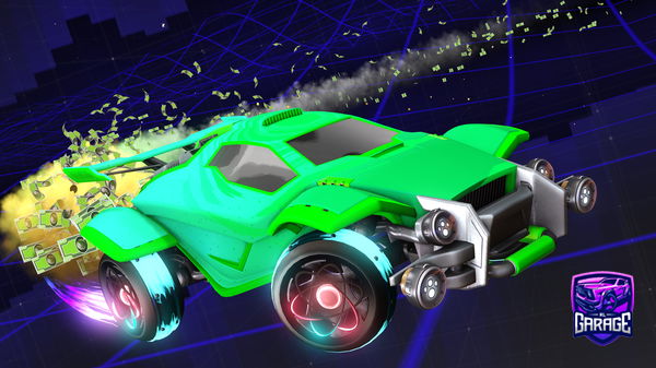 A Rocket League car design from leoshredz