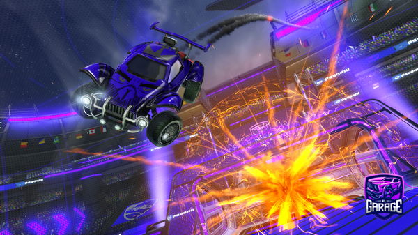 A Rocket League car design from Phantom_Shadoww