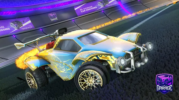 A Rocket League car design from Zirered