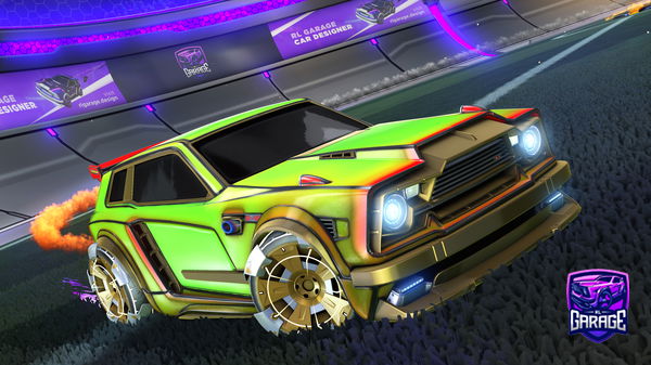 A Rocket League car design from igno1988