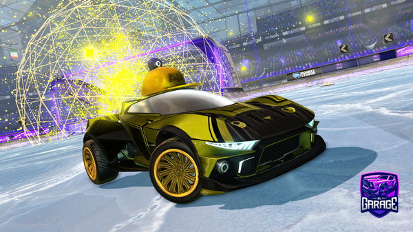 A Rocket League car design from MTGX