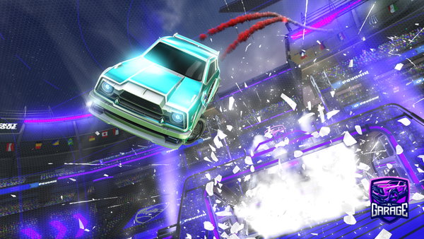 A Rocket League car design from V23GOAT7