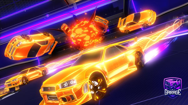 A Rocket League car design from VERTEX-210