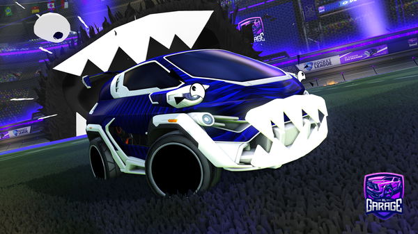 A Rocket League car design from BFK_reaperXrz