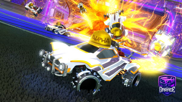 A Rocket League car design from LEBLONZIMRJ