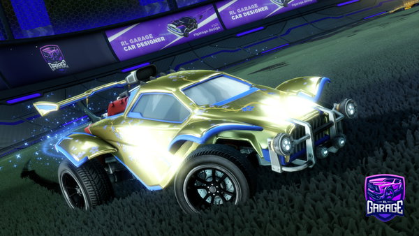 A Rocket League car design from flakie1110