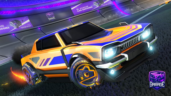 A Rocket League car design from Synxty