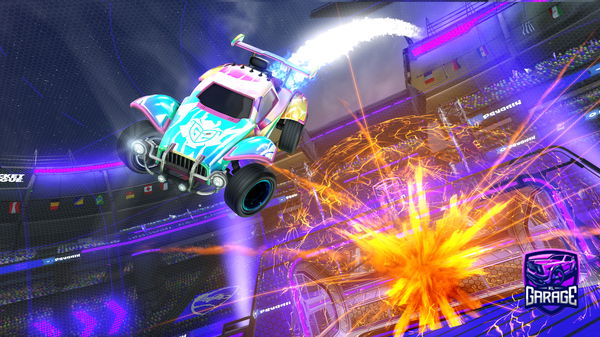 A Rocket League car design from Drippy_boi