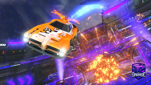 A Rocket League car design from Fotevailar1