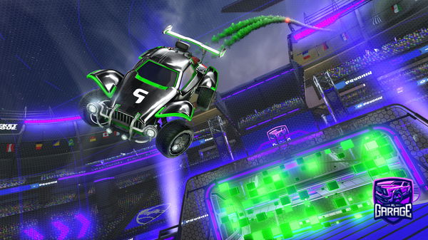 A Rocket League car design from Wolfy0909