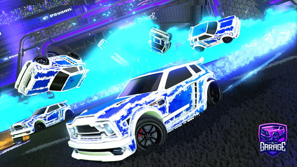 A Rocket League car design from Nustybro