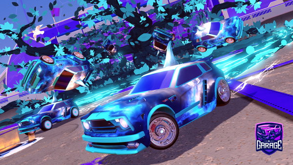 A Rocket League car design from WhiteBoyRick