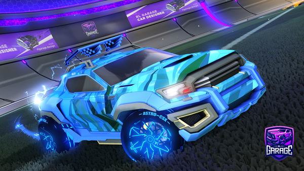 A Rocket League car design from ravi666