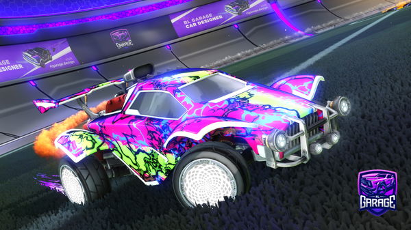 A Rocket League car design from wxbba02