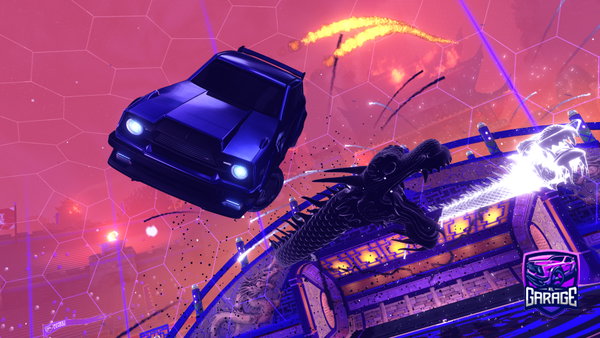 A Rocket League car design from GAUNTL3T