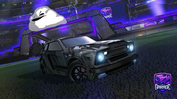 A Rocket League car design from Darkbeni