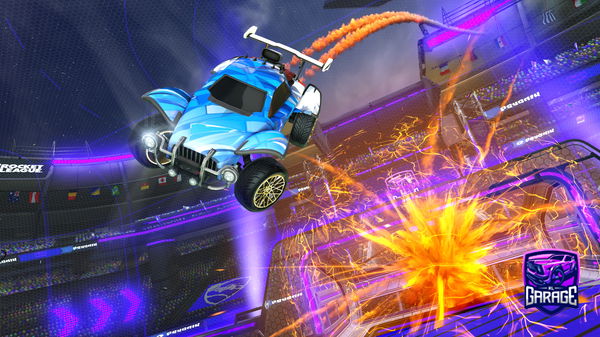 A Rocket League car design from NayNayPo