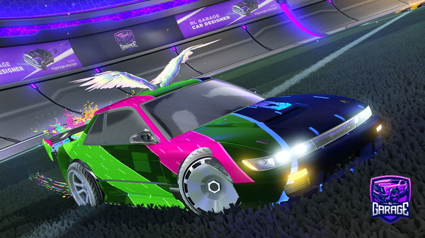 A Rocket League car design from YtTimberedElf132