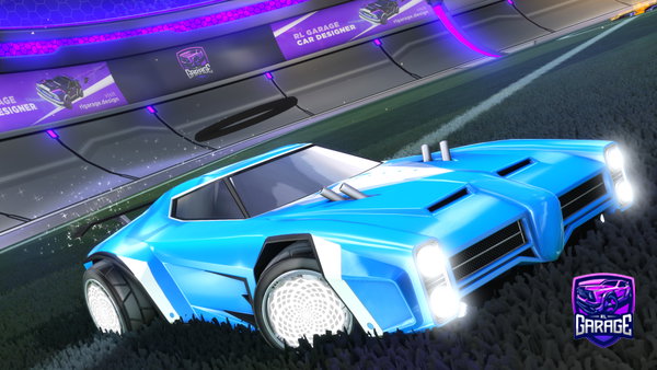 A Rocket League car design from Pvw611
