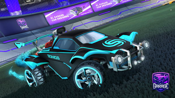 A Rocket League car design from UltraMag117