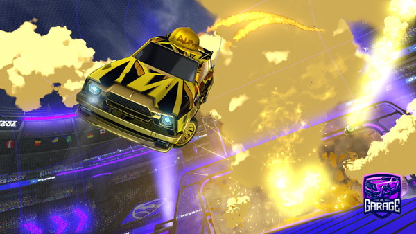 A Rocket League car design from Lampostmis